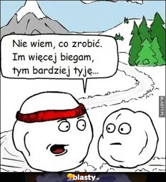 Biegam w języku polskim