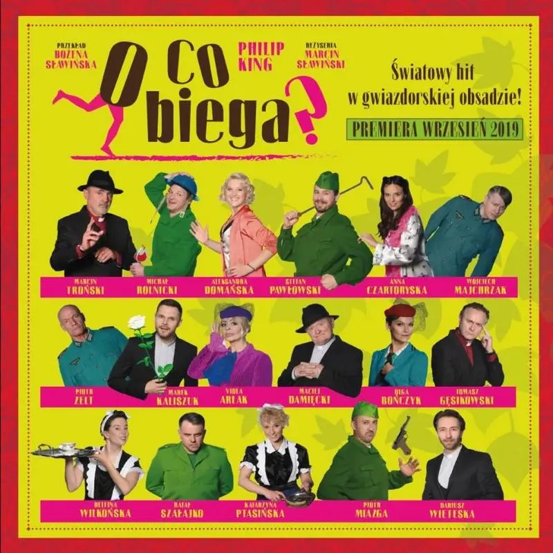 Czas trwania spektaklu O co biega