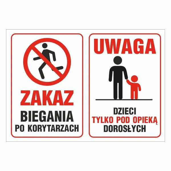 Znak zakaz biegania